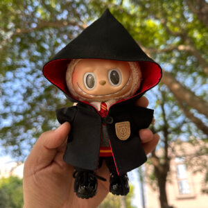 【仅衣服】17cm拉布布娃衣 搪胶挂件玩偶衣服 披风魔法装心动马卡龙