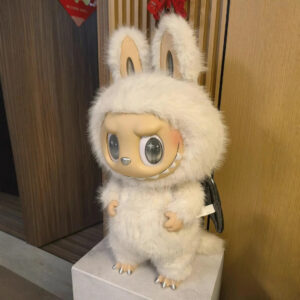Zimomo Big Leader Labubu 58cm Big Baby Resin Face Blind Box Plush Doll Ornament Keychain