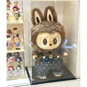 POP MART Archangel Zimomo Display Cabinet Acrylic Showcase Storage Box for Labubu Display In Stock