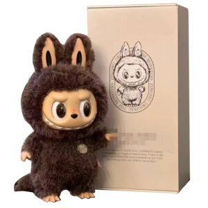 Cross-border Jumbo Size 40CM 24D Realistic Glass Eyes Plush Cotton Body PVC Face Rubbabu Style with Business Card Fashion Doll