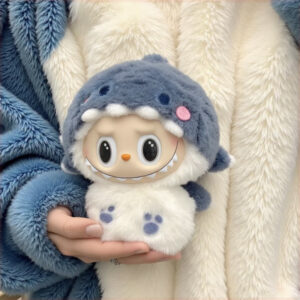 Hot Selling] In Stock - Labubu Babubu 'Little Shark' Doll Clothes Cute Coat Replacement Pajamas Clothing